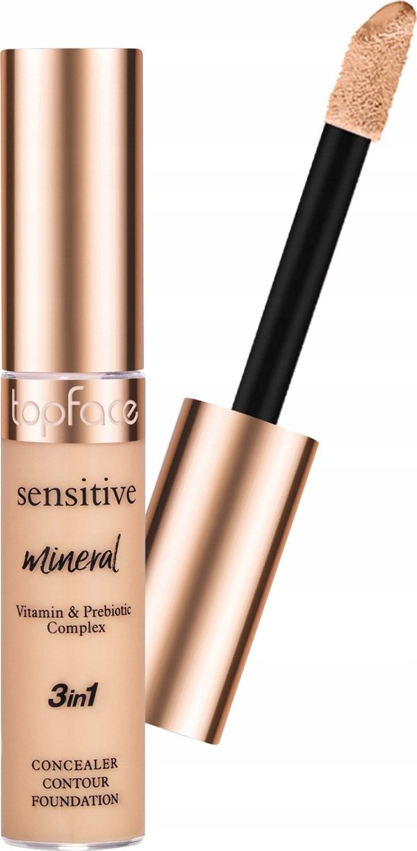 TOPFACE_Sensitive Mineral 3in1 Concealer διορθωτικό υγρό 3σε1 001 12ml