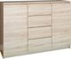 Topeshop ΚΟΜΟΔΑ ΣΥΡΤΑΡΙΕΡΑ 2D4S 120CM SONOMA ΠΟΡΤΕΣ ΣΥΡΤΑΡΙΑ (2D4S SONOMA KPL)