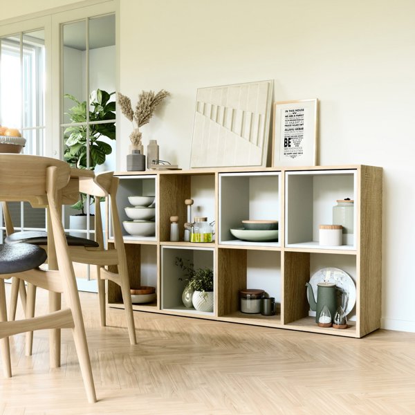 Topeshop ΡΑΦΙΕΡΑ ΚΥΒΙΚΗ ΝΤΟΥΛΑΠΙ MALAX 2X4 ΔΡΥΣ SONOMA