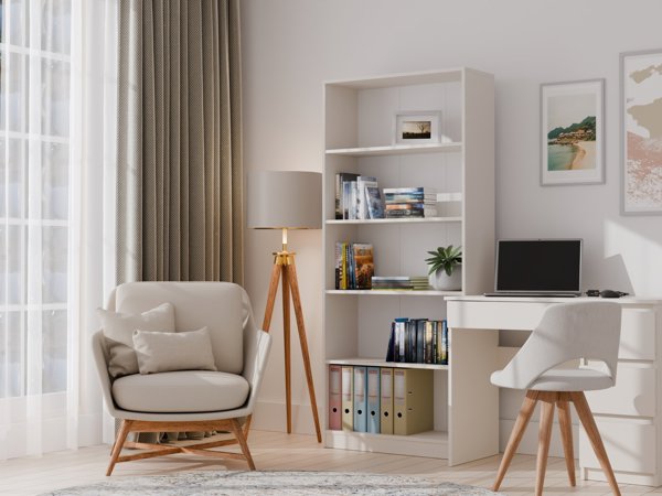 Topeshop Ράφι R80 για βιβλία 80 εκ. Καζμίρ