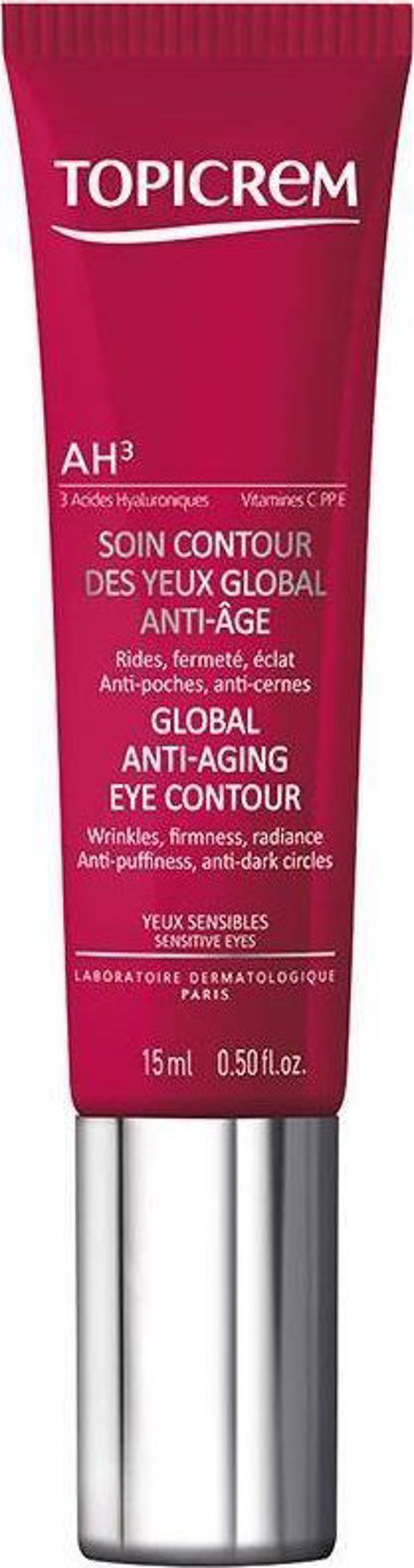 Topicrem Topicrem AH3 Global Anti-Aging Eye Contour αντιγηραντική κρέμα ματιών 15ml 13278930 3700281704341