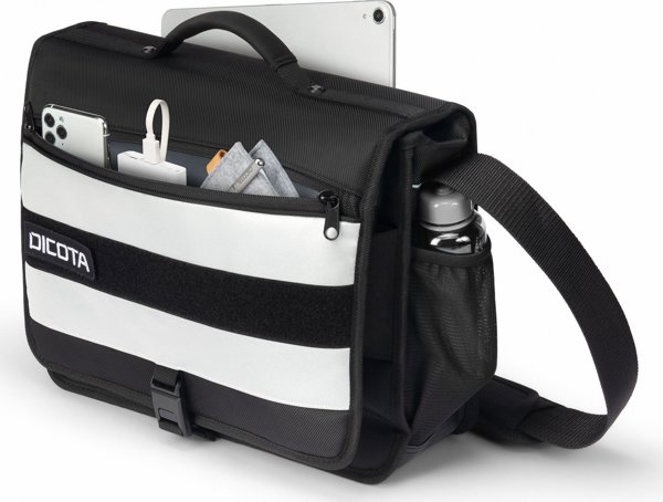 Τσάντα Dicota Τσάντα Messenger Reflectiv Μαύρη