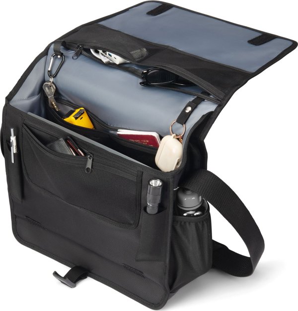 Τσάντα Dicota Τσάντα Messenger Reflectiv Μαύρη