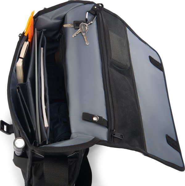 Τσάντα Dicota Τσάντα Messenger Reflectiv Μαύρη