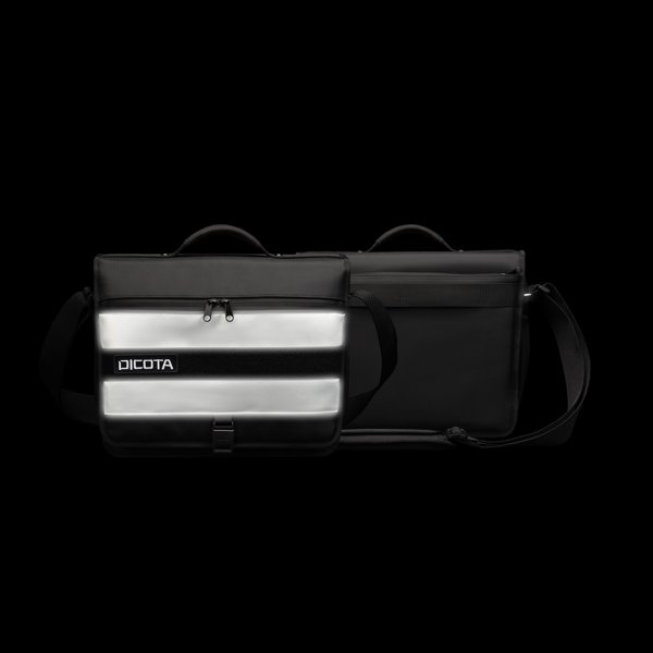 Τσάντα Dicota Τσάντα Messenger Reflectiv Μαύρη