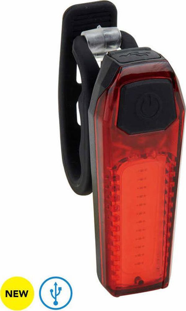 TORCH Speedlight 55005 Πίσω Φως Ποδηλάτου LED USB, Μαύρο, 800m Ορατότητα