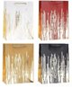 Διακοσμητική τσάντα 26x32x10cm hot-stamp mix ROZETTE