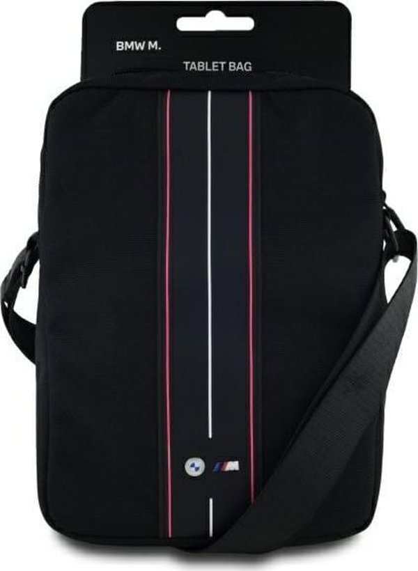 BMW Τσάντα Tablet 8" Nylon Με Red Stripe - Μαύρο/Black (BMTB8COMPVSKR)