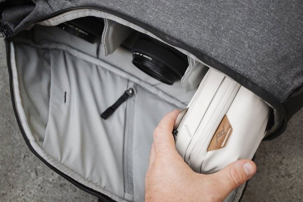 Τσάντα Peak Design Εισαγωγή Travel Line Peak Design Tech Pouch Bone v2 - Ελεφαντόδοντο