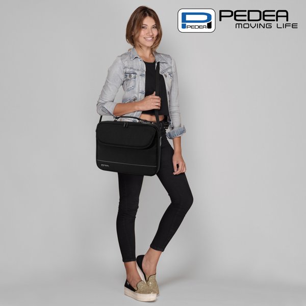 Τσάντα Pedea Τσάντα φορητού υπολογιστή Pedea Αποδεκτή 15,6 ιντσών (39,6 cm) + Ασύρματο ποντίκι, μαύρο 7419191 4048466922173
