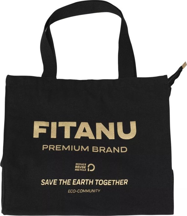 Βαμβακερή τσάντα αγορών Fitanu Eco Bag διαστάσεις 36 x 36 cm