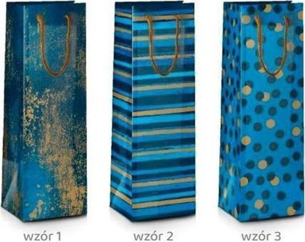 Τσάντα δώρου Grand Deep Blue 36x12x10cm MIX