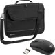 Τσάντα Pedea PEDEA Notebooktasche "Fair" 43,9cm (17,3"), μαύρη + ποντίκι