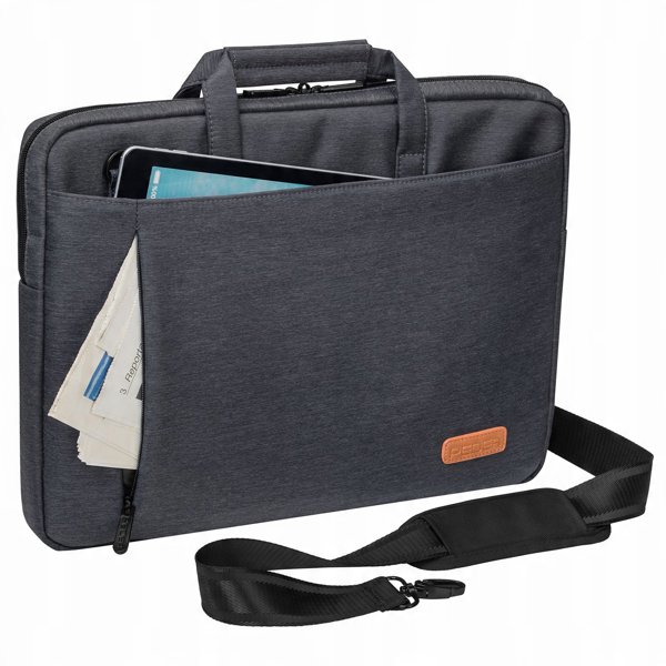 Τσάντα Pedea PEDEA Notebooktasche "ELEGANCE" 39,6cm (15,6"), γκρι + Ποντίκι