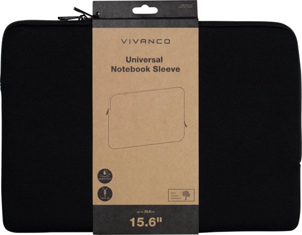 Τσάντα Vivanco Vivanco laptop Ben 15,6', μαύρη