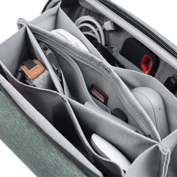 Τσάντα Peak Design Εισαγωγή Travel Line Peak Design Tech Pouch Sage v2 - γκριζοπράσινο