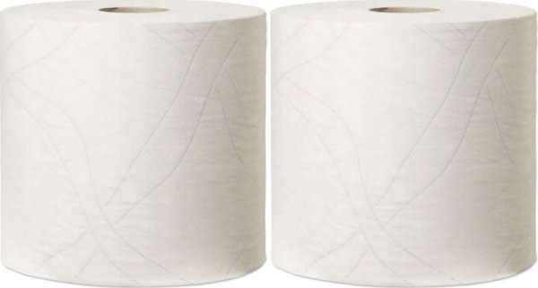 Tork Tork - Χαρτί καθαρισμού σε ρολό, 2-στρώσεις, W1/W2, ανακυκλωμένο - Λευκό