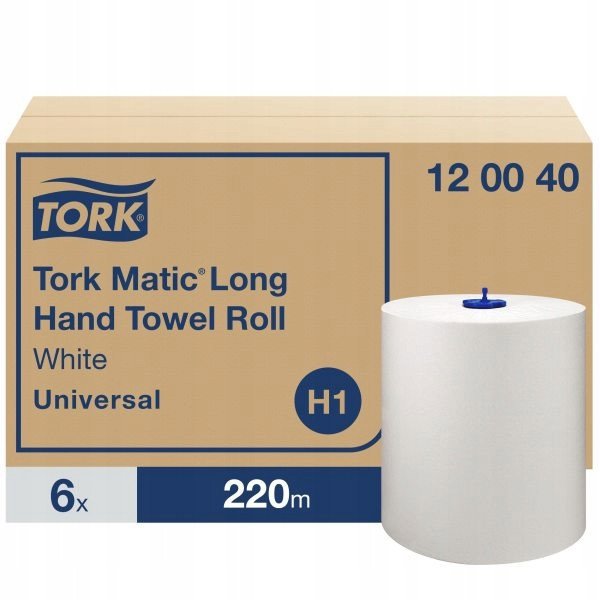 Tork Matic 120040 - Χαρτοπετσέτα ρολό (Σύστημα H1) 220m - 6 ρολά
