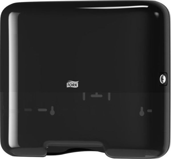 Tork Elevation Mini Διανομέας Χειροπετσέτας H3, Συμβατός με ZZ & C-Fold, Μαύρο Χρώμα