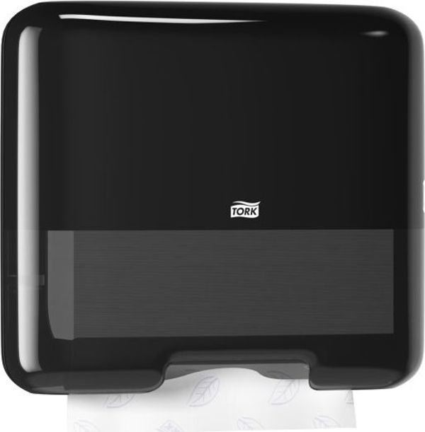 Tork Elevation Mini Διανομέας Χειροπετσέτας H3, Συμβατός με ZZ & C-Fold, Μαύρο Χρώμα