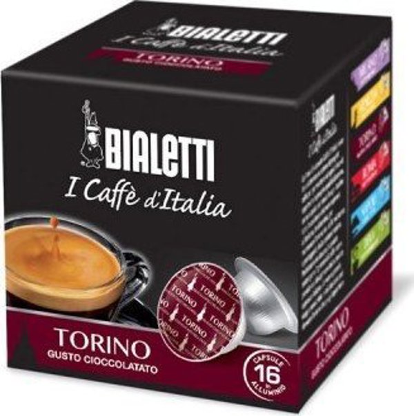 Κάψουλες Καφέ Torino για BIALETTI CAFFÈ D'ITALIA - 16 Τεμάχια (Arabica & Robusta)