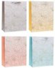 Διακοσμητική τσάντα 18x23x10cm hot-stamp mix ROZETTE