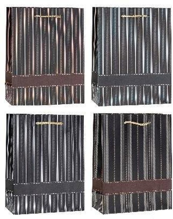 Διακοσμητική τσάντα 18x23x8cm hot-stamp mix ROZETTE