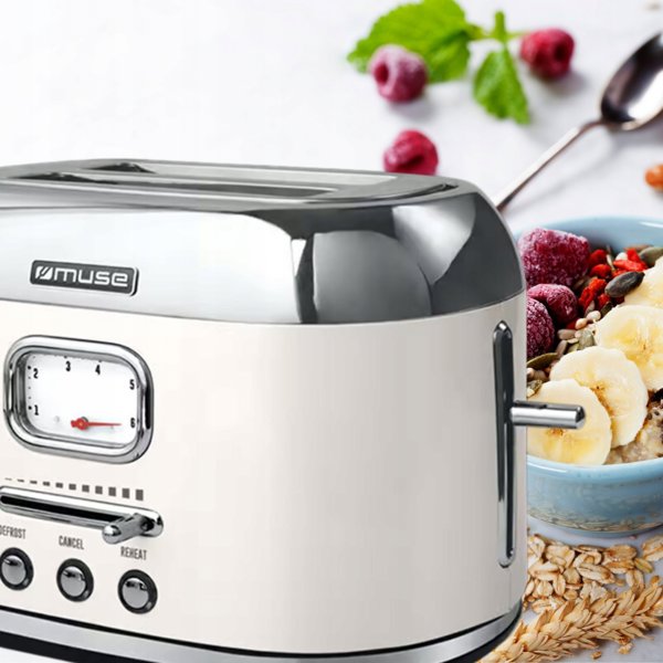 Φρυγανιέρα MUSE TOSTER MUSE MS-120SC 1000W 2 SLOTY