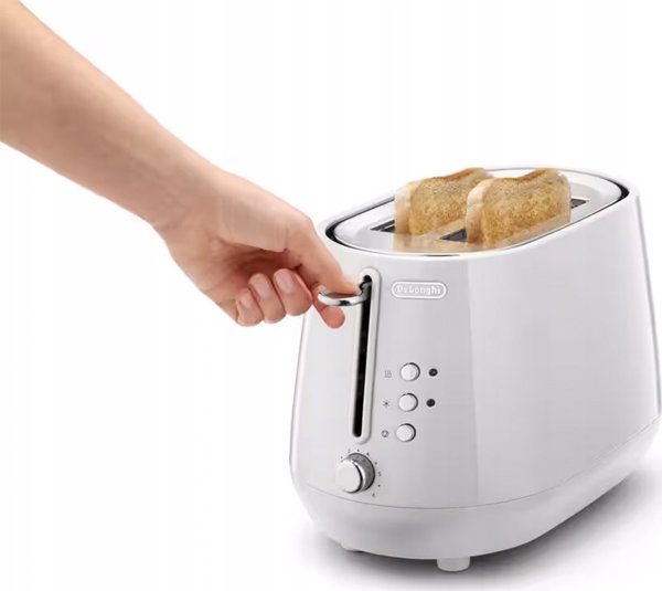 Φρυγανιέρα DeLonghi Τοστιέρα De'Longhi Eclettica Λευκό CTY2103.W