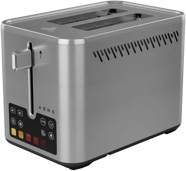 Aeno Φρυγανιέρα με Έλεγχο Αφής, 2 Θέσεων, 800W, Inox