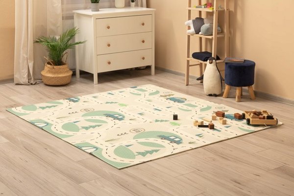Toyz Πολυλειτουργικό Βρεφικό Χαλάκι Δραστηριοτήτων, Σχέδιο Ελέφαντες, για Νεογέννητα