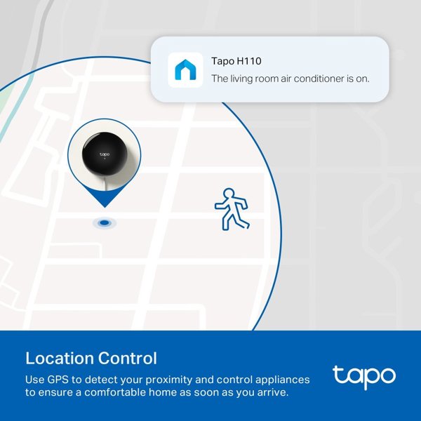 TP-Link Tapo H110 Έξυπνο IoT Hub με Υπέρυθρο Controller, 2.4GHz, Bluetooth & Matter Certified