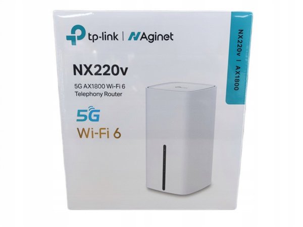 TP-Link Aginet NX220v 5G Μόντεμ και Σημείο Πρόσβασης AX1800 WiFi6