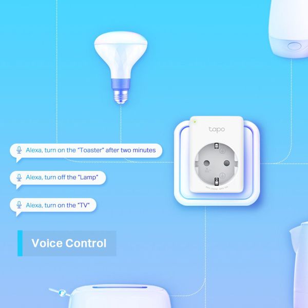 TP-Link TP-LINK TAPO P100 Έξυπνη Πρίζα Wi-Fi 4 τεμάχια