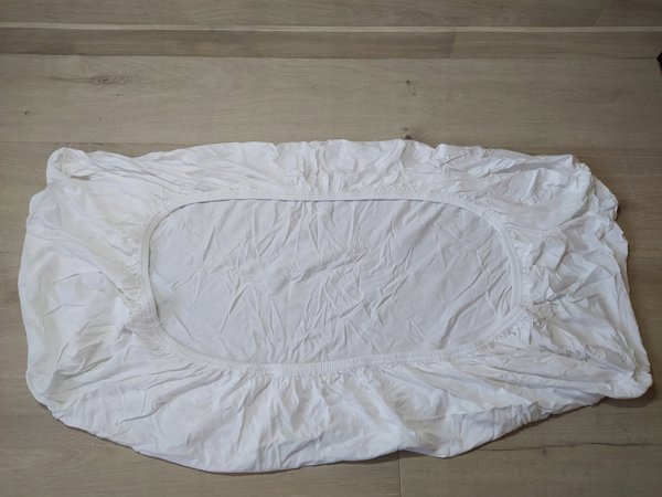 Traumeland Τραουμελάντ σεντόνι από τένσελ 60x120cm λευκό TT04003