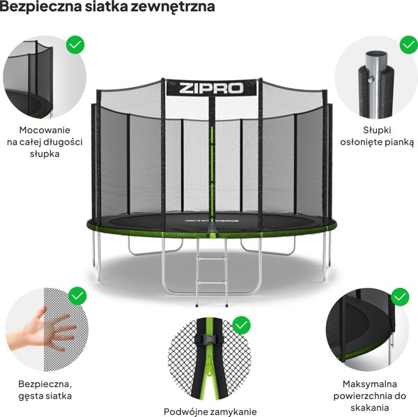 ΤΡΑΜΠΟΛΙΝΟ Zipro OUT 12FT 374CM