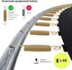 Τραμπολίνο κήπου Zipro Jump Pro με εσωτερικό δίχτυ 8FT 252cm