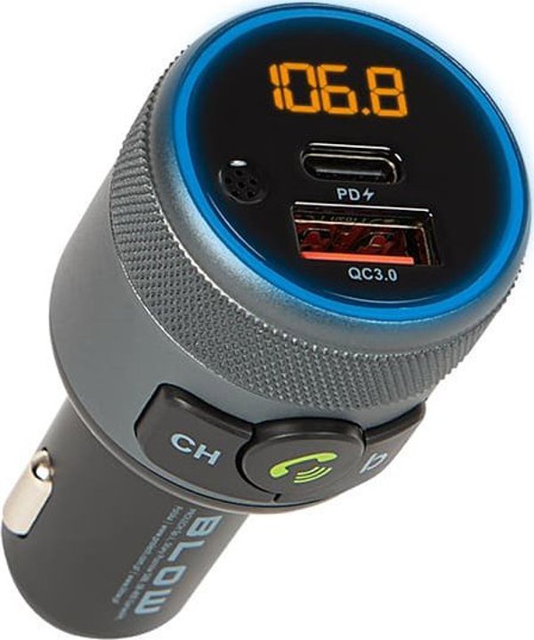 Πομπός FM Blow 74-167# Πομπός fm blow bluetooth5.1+qc3.0