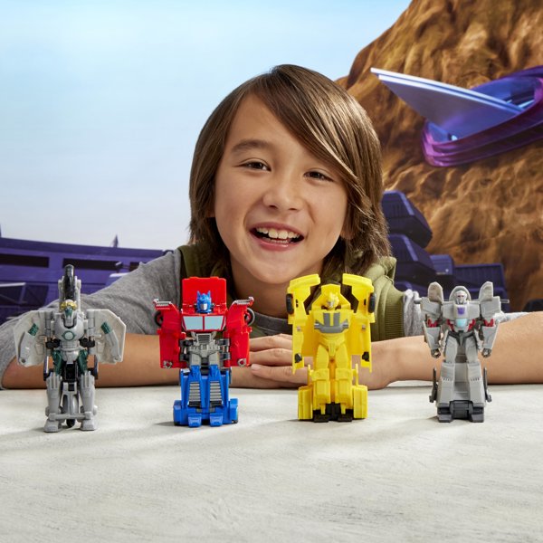 TRANSFORMERS Earthspark Φιγούρα 1 βήμα σύνθλιψη