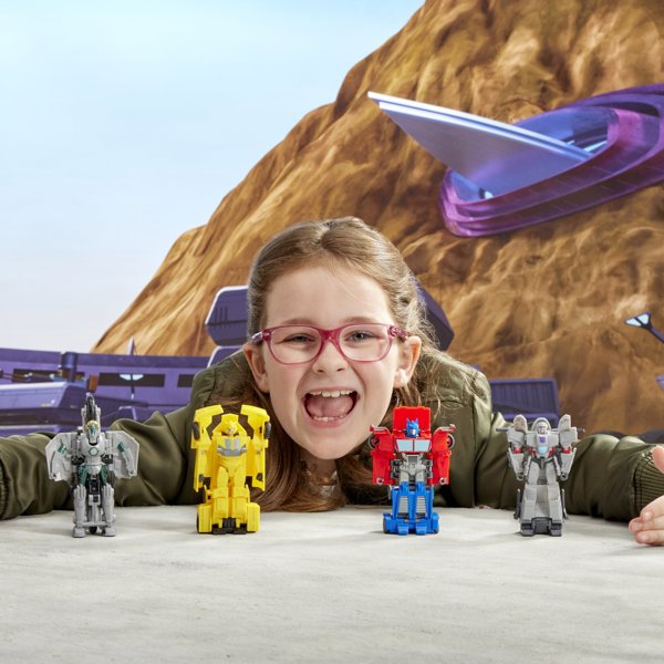 TRANSFORMERS Earthspark Φιγούρα 1 βήμα σύνθλιψη