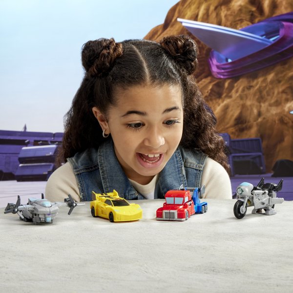 TRANSFORMERS Earthspark Φιγούρα 1 βήμα σύνθλιψη