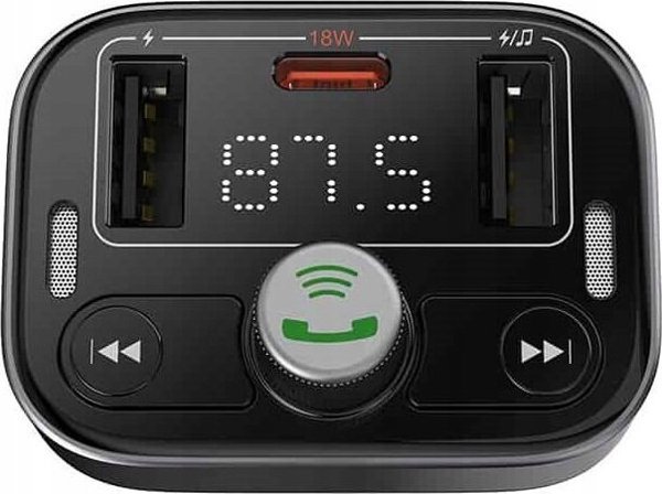 FM πομπός Noveen FM πομπός Baseus S-09 Pro, Bluetooth (μαύρο)