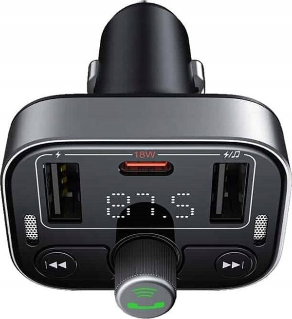 FM πομπός Noveen FM πομπός Baseus S-09 Pro, Bluetooth (μαύρο)