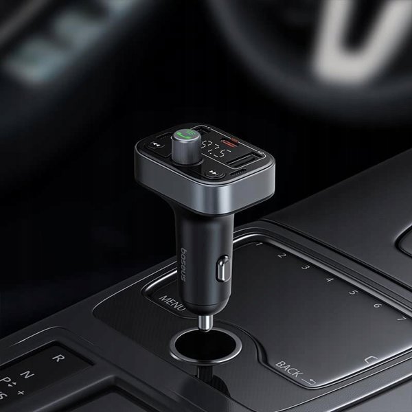 FM πομπός Noveen FM πομπός Baseus S-09 Pro, Bluetooth (μαύρο)