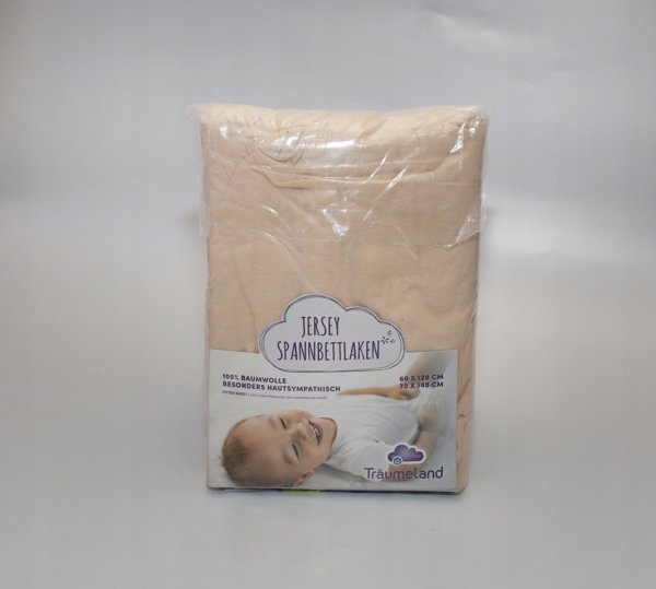 Traumeland TRAUMELAND bedsheet cotton 60x120cm Beige TT02013