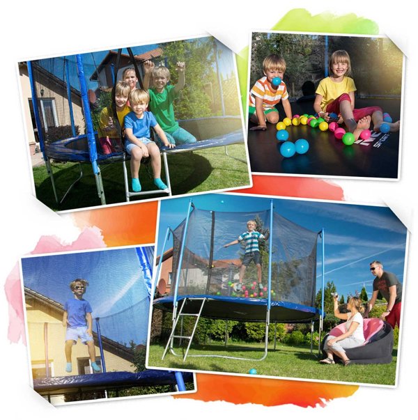 Τραμπολίνο κήπου Neo-Sport NS-10C201 με εσωτερικό δίχτυ 10 FT 312 cm