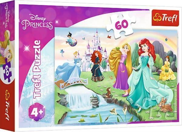 Trefl Παζλ Disney Γνωρίστε τις Πριγκίπισσες, 60 Κομμάτια, 33x22cm, Κωδικός 17361
