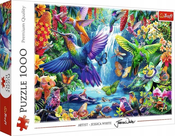Trefl PUZZLE 1000EL TREFL Κολιμπρί σε Τροπικά Πουδ6