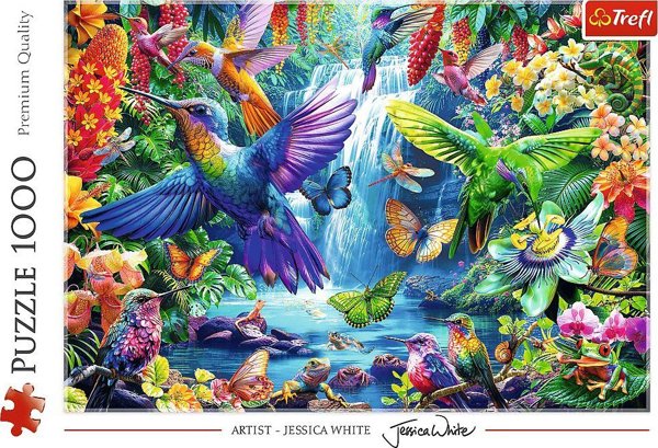 Trefl PUZZLE 1000EL TREFL Κολιμπρί σε Τροπικά Πουδ6