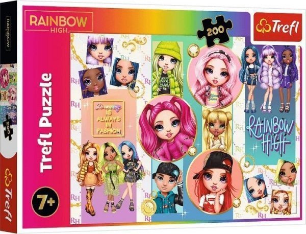 Trefl Παζλ Rainbow High Friendship 200 Κομμάτια, 48x34 cm